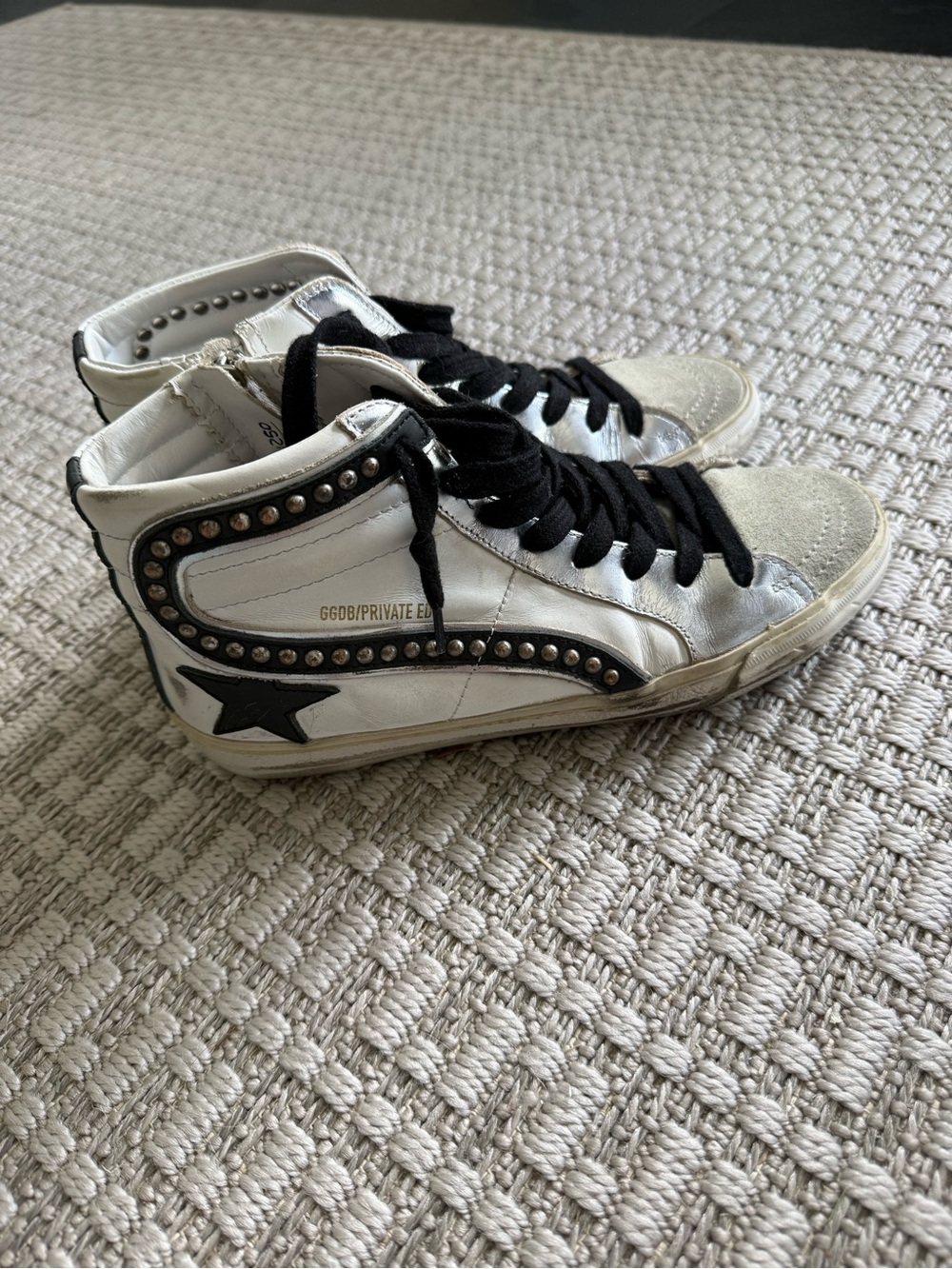 Golden Goose Slide Sneakers with Studs Size 37